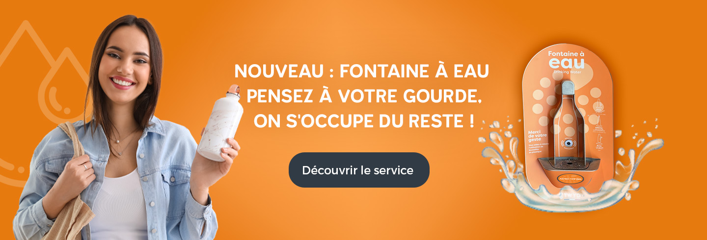 Fontaine à eau centre commercial Grand Epagny