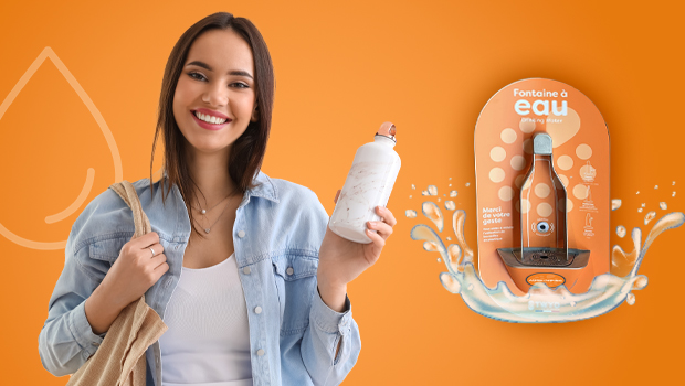 Fontaine à eau dans votre centre Aushopping