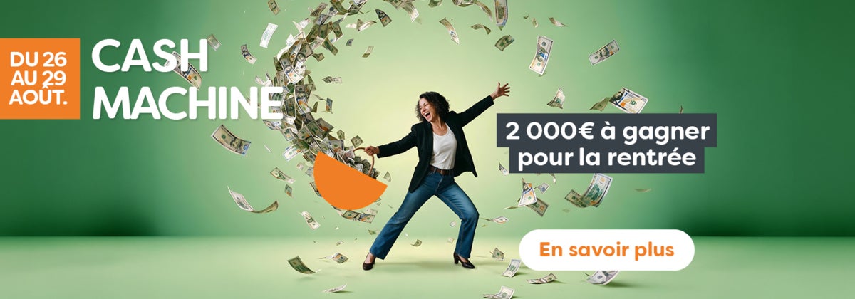 La Cash Machine débarque à Aushopping Grand Épagny !