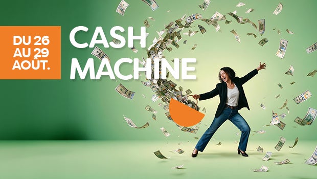 La Cash Machine débarque à Aushopping Grand Épagny !